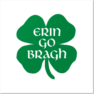 Erin Go Bragh Shamrock Posters and Art